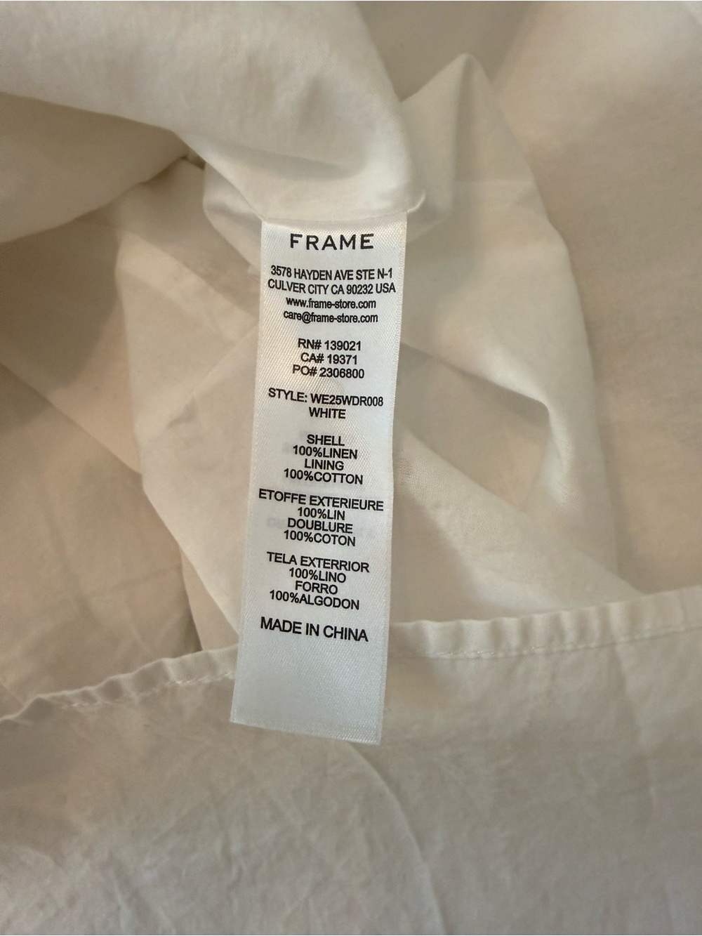 FRAME The Day Drop Waist Linen Dress
F4 - Picture 9 of 10